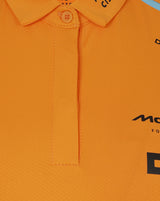 McLaren t-shirt avec col chemise, Castore, Oscar Piastri, femmes, orange - FansBRANDS®