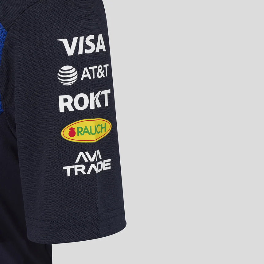 Polo Red Bull, équipe, enfants, bleu