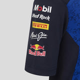 T-shirt Red Bull, équipe, enfants, bleu