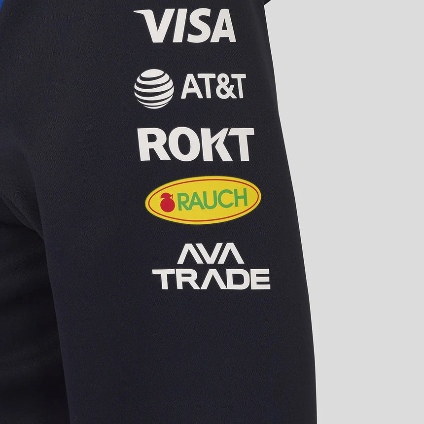 Sweat à capuche Red Bull, équipe, à zip intégral, enfant, bleu