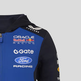 Sweat à capuche Red Bull, équipe, à zip intégral, enfant, bleu