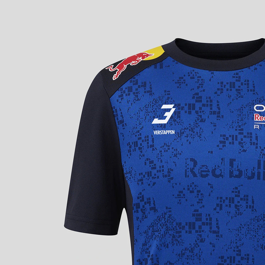 T-shirt Red Bull, équipe, Max Verstappen, enfants, bleu