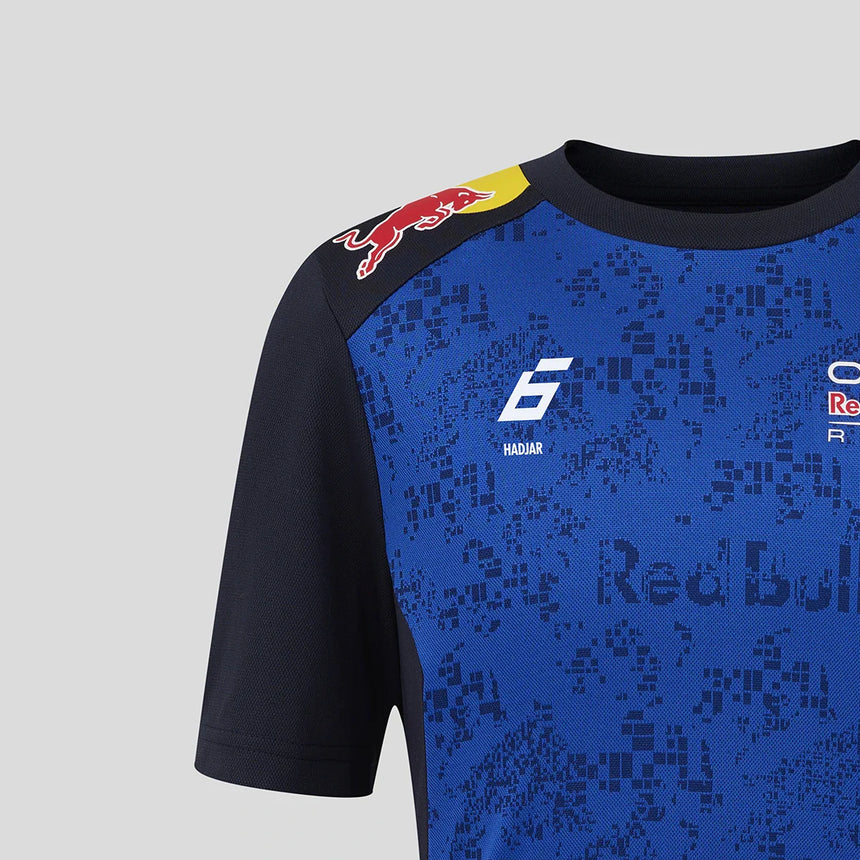 T-shirt Red Bull, équipe, Isack Hadjar, enfants, bleu, 2026