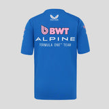 T-shirt Alpine, équipe, enfants, bleu, 2026
