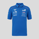 Polo alpin, équipe, enfants, bleu, 2026