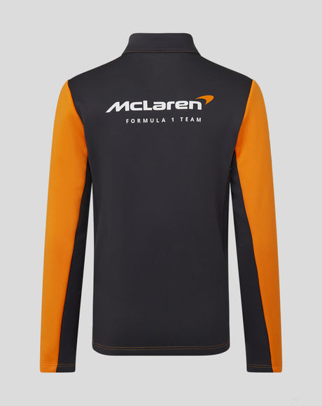 McLaren sweater, 1/4 Zip, team, kids, papaya, 2023
