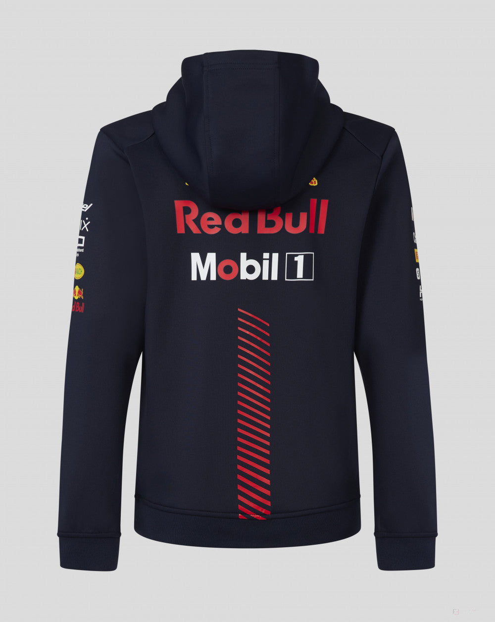 Red Bull Racing sweatshirt, hooded, full zip, team, kids, blue, 2023 - FansBRANDS®