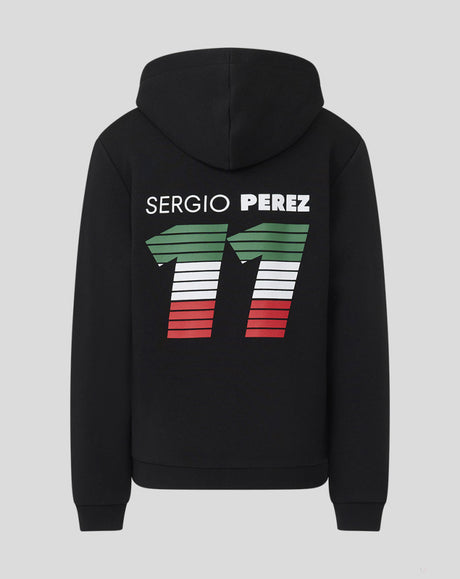 Red Bull Racing sweatshirt, hooded, Sergio Perez, OP1, kids, black