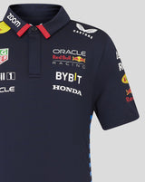 Red Bull t-shirt avec col chemise, Castore, équipe, enfant, bleu, 2024 - FansBRANDS®