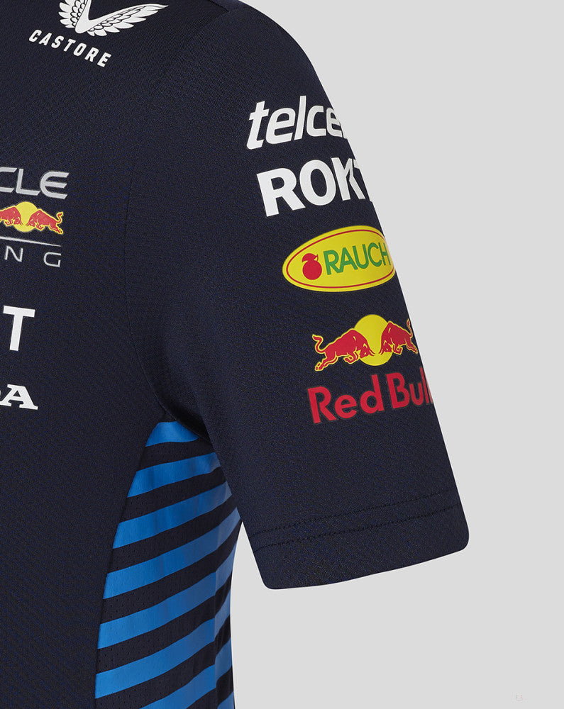 Red Bull t-shirt, Castore, équipe, enfant, bleu, 2024 - FansBRANDS®