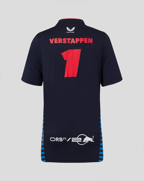 Red Bull t-shirt, Castore, Max Verstappen, enfant, bleu