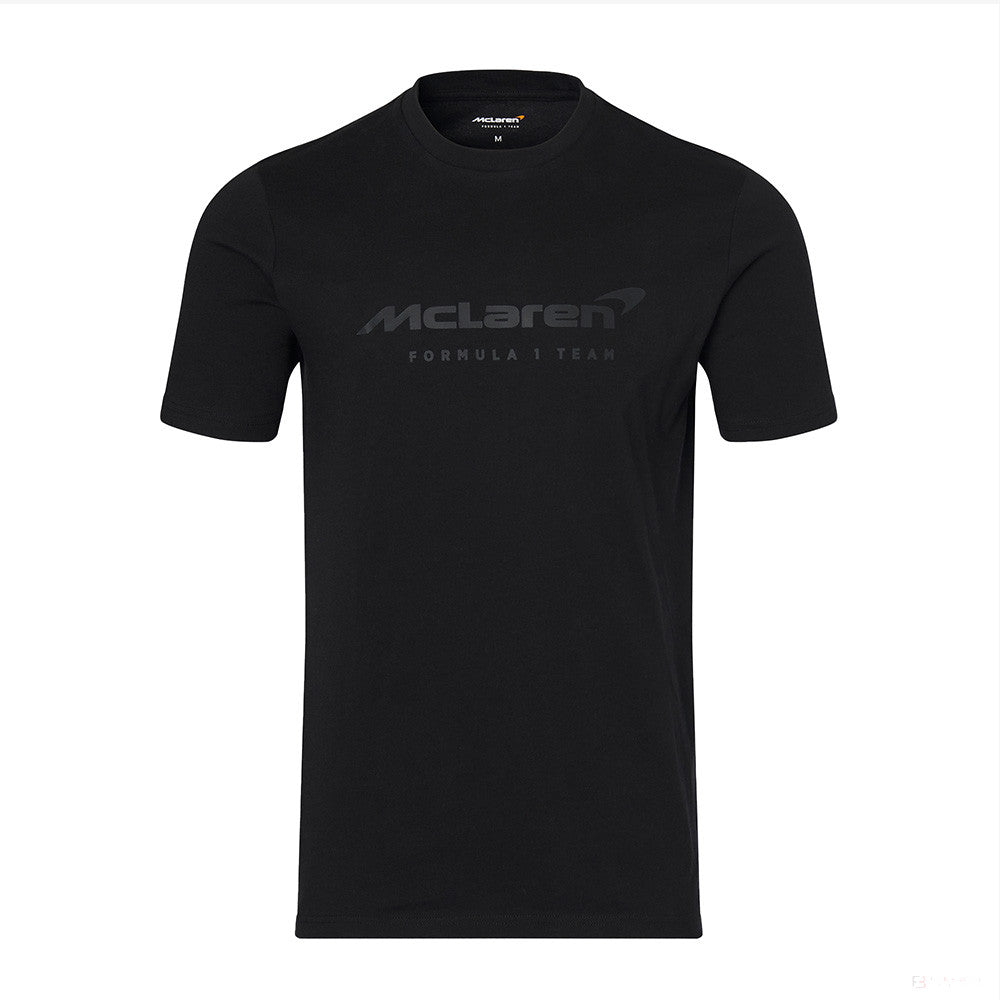 2022, Noir, Team Logo, McLaren T-shirt