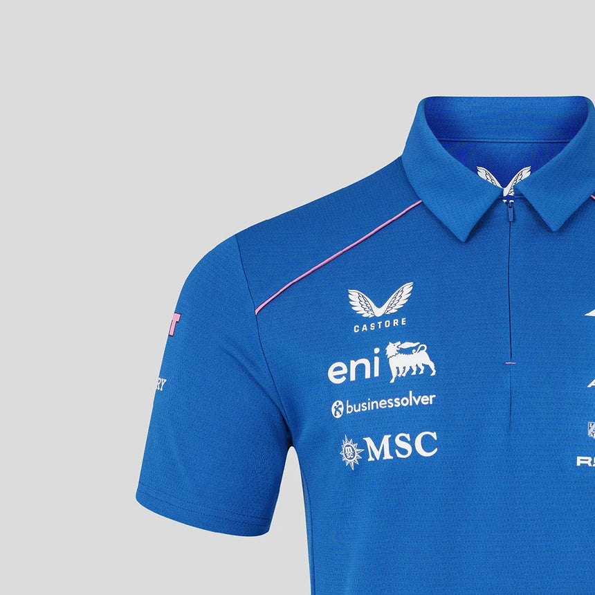 Polo alpin, équipe, bleu, 2026