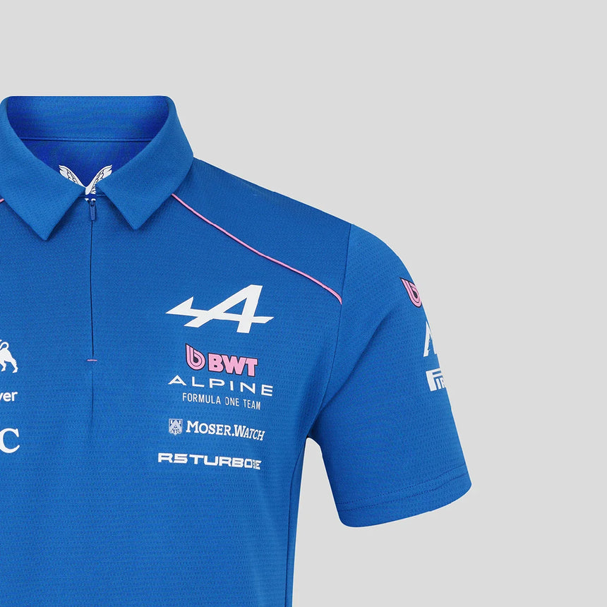 Polo alpin, équipe, bleu, 2026