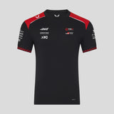 T-shirt Haas F1, équipe, noir