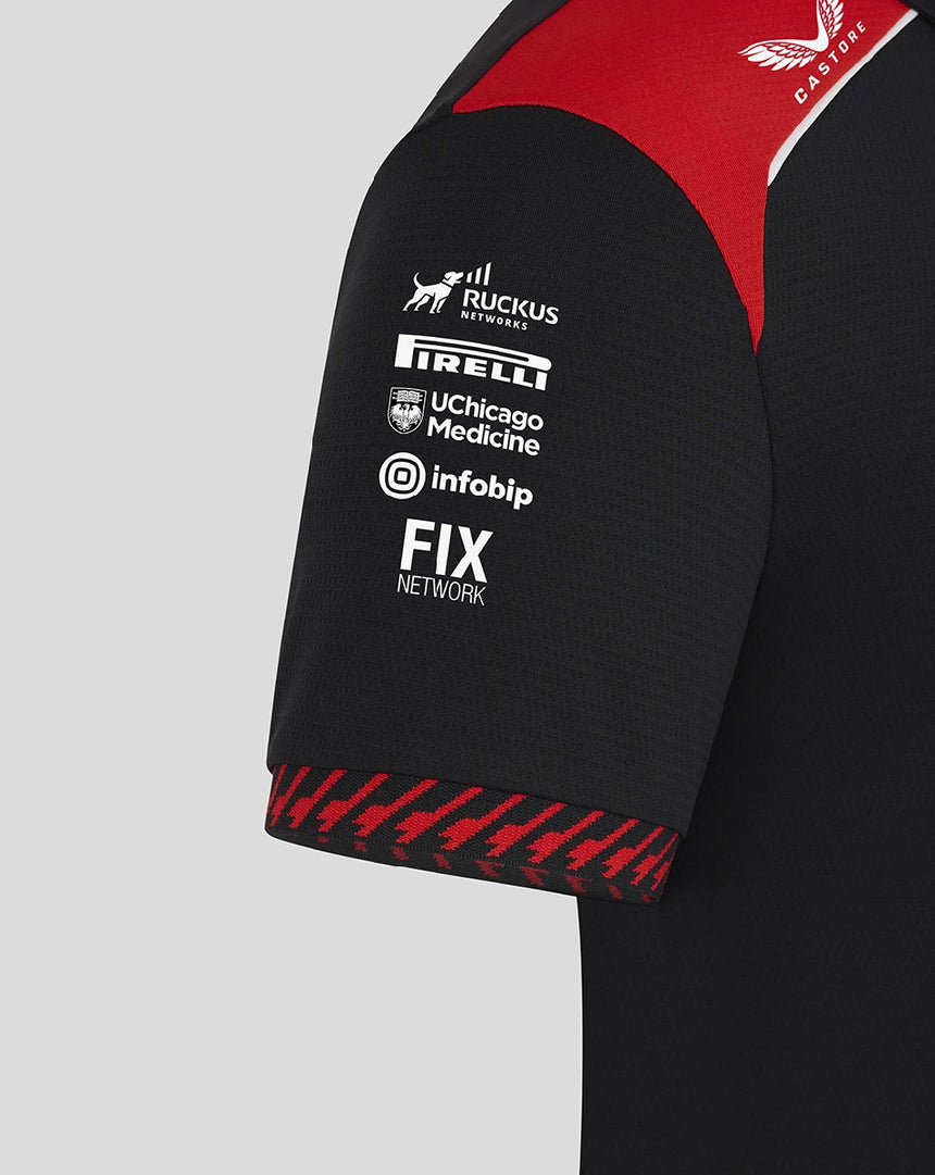 T-shirt Haas F1, équipe, noir