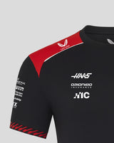 T-shirt Haas F1, équipe, noir