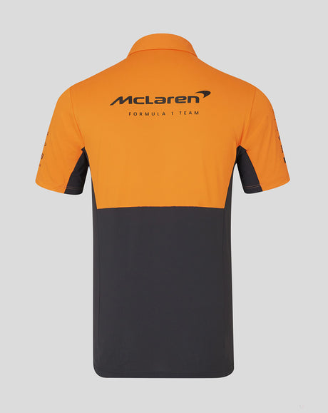 McLaren t-shirt avec col chemise, Castore, équipe, orange, 2024 - FansBRANDS®