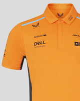 McLaren t-shirt avec col chemise, Castore, équipe, orange, 2024 - FansBRANDS®