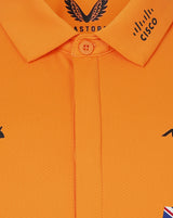 McLaren t-shirt avec col chemise, Castore, Lando Norris, orange - FansBRANDS®