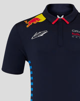 Red Bull t-shirt avec col chemise, Castore, Max Verstappen, bleu - FansBRANDS®