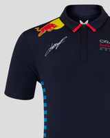 Red Bull t-shirt avec col chemise, Castore, Sergio Perez, bleu - FansBRANDS®