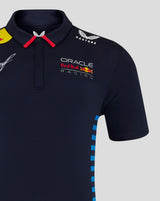 Red Bull t-shirt avec col chemise, Castore, Sergio Perez, bleu - FansBRANDS®