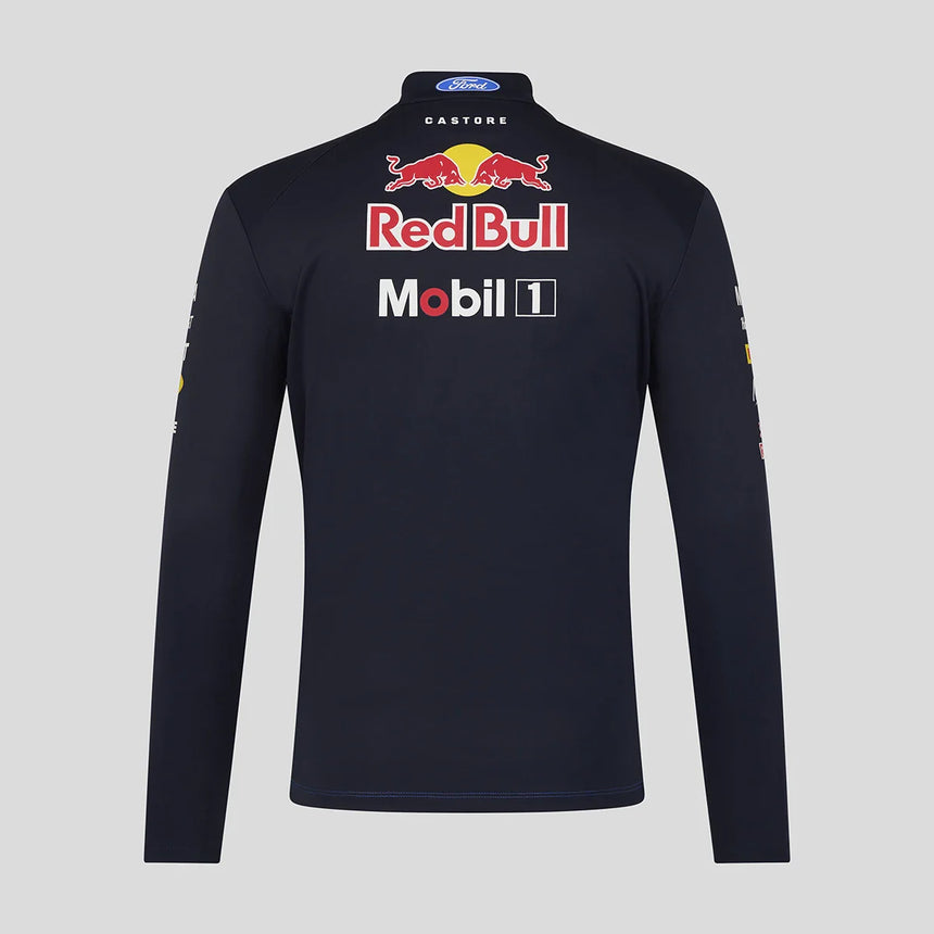 Sweat-shirt Red Bull, équipe, 1/4 zip, bleu