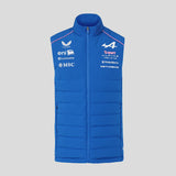 Gilet Alpine, équipe, bleu