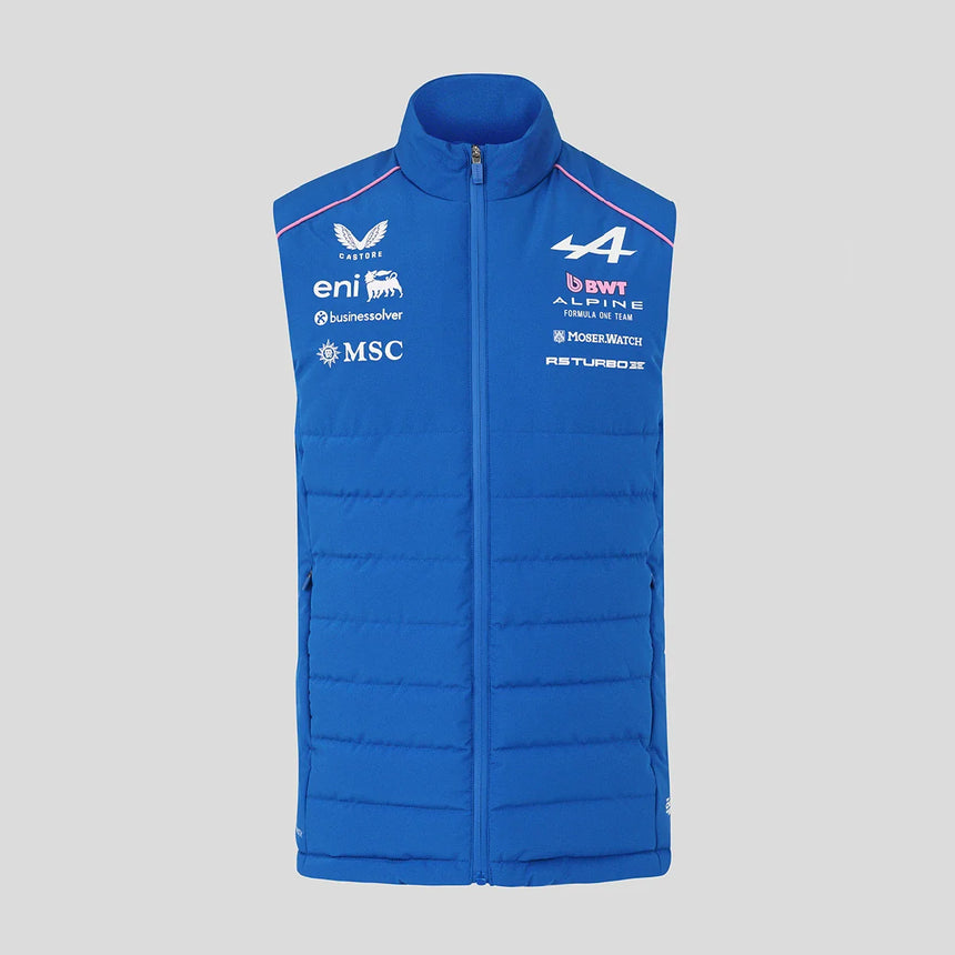 Gilet Alpine, équipe, bleu