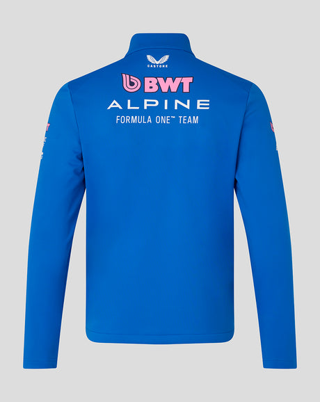 Veste softshell alpine, équipe, bleu, 2026