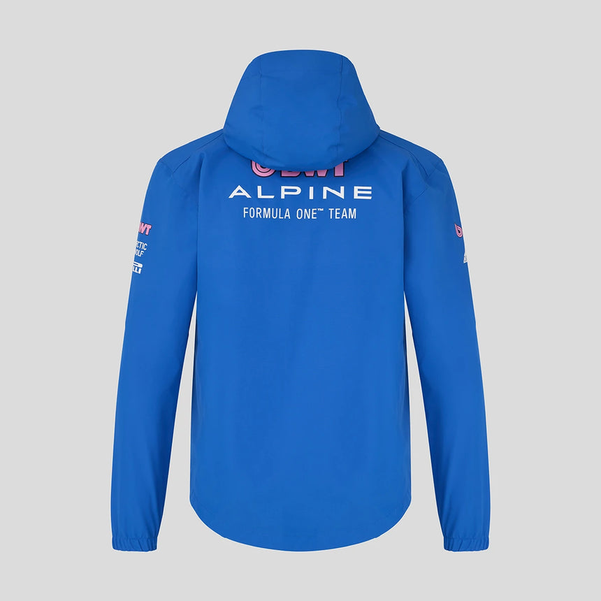 Veste de pluie Alpine, équipe, bleu