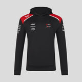 Sweat à capuche Haas F1, équipe, noir
