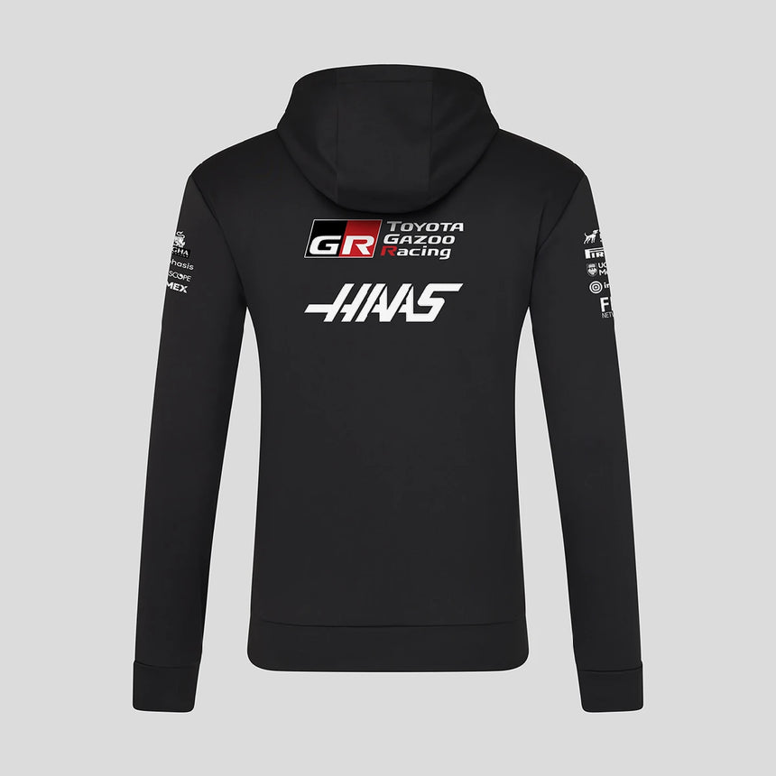Sweat à capuche Haas F1, équipe, noir