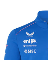 Sweat-shirt Alpine, équipe, 1/4 zip, bleu