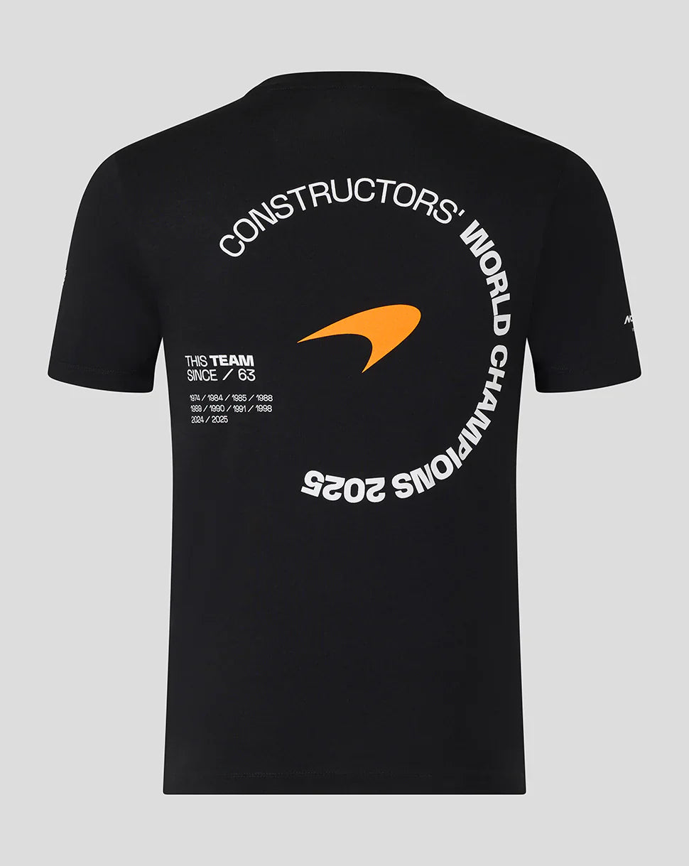T-shirt McLaren, Champion du constructeur, 2025, noir 🔥