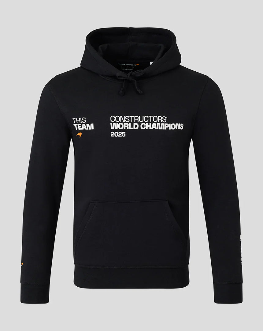 Sweat à capuche McLaren, Champion des Constructeurs, 2025, noir 🔥