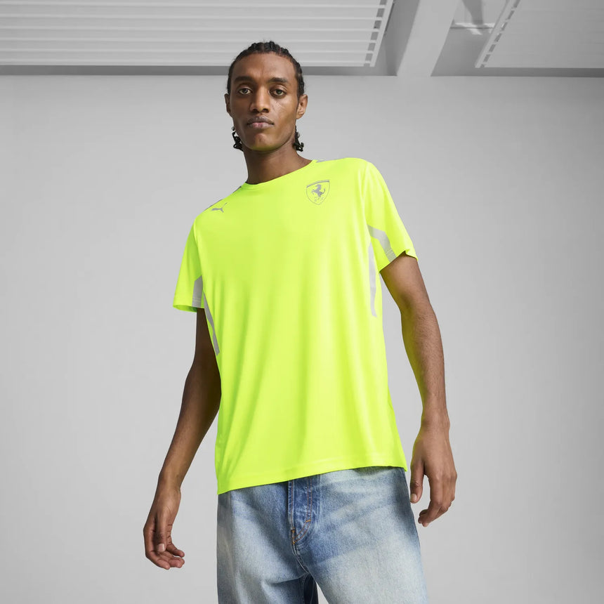 Camiseta de cuello redondo del equipo Scuderia Ferrari 🔥