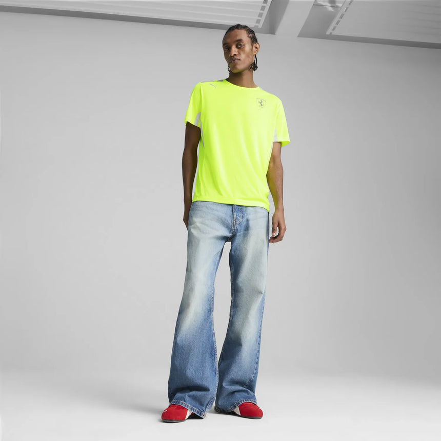 Camiseta de cuello redondo del equipo Scuderia Ferrari 🔥