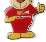 Aimant frigo Ferrari, ours en peluche, rouge, 2016
