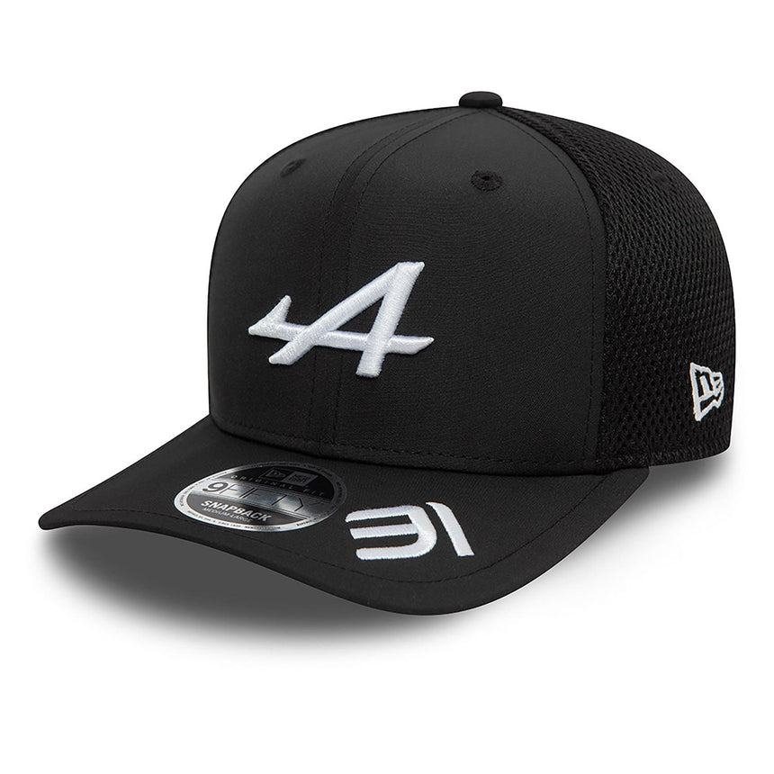 Gorra Alpine, New Era, Esteban Ocon, 9FIFTY, Adulto, Negro, 2024