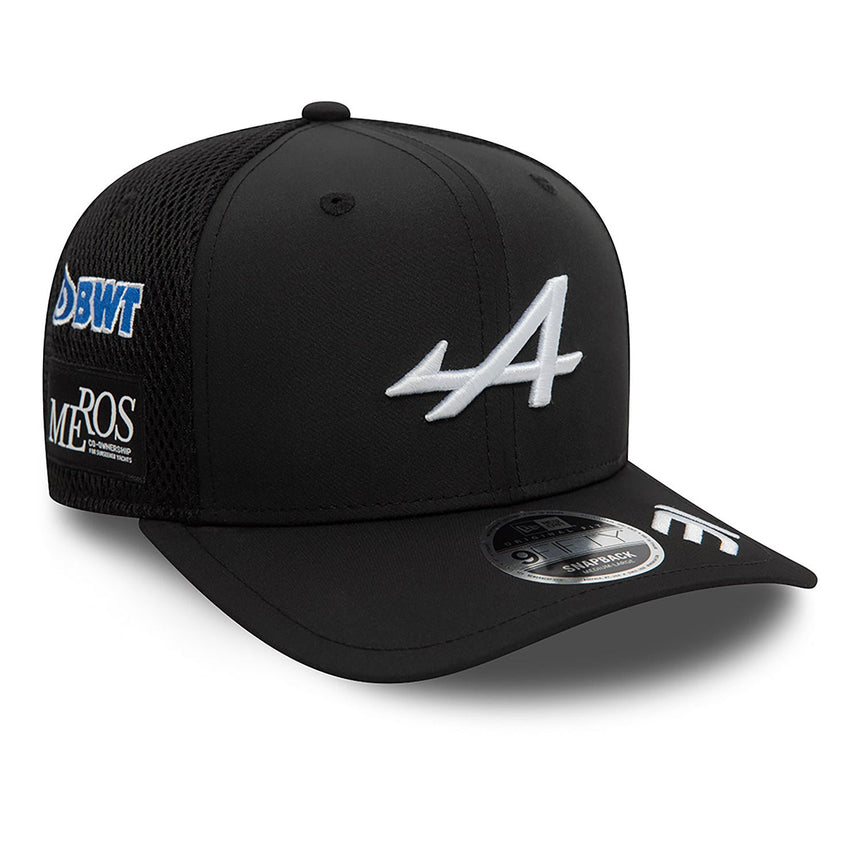 Gorra Alpine, New Era, Esteban Ocon, 9FIFTY, Adulto, Negro, 2024