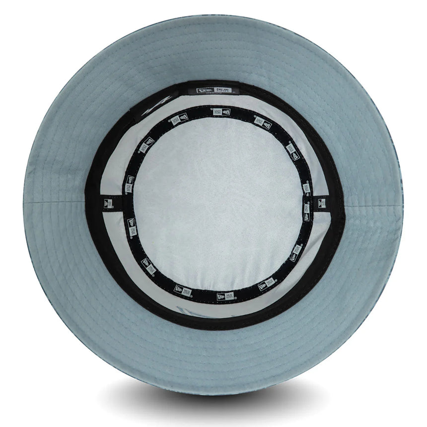 Sombrero de pescador alpino, New Era, floral, azul