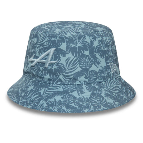 Alpine bucket hat, New Era, floral, bleu