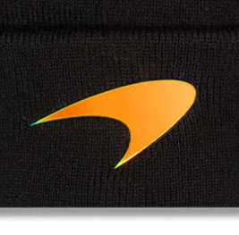 Gorra McLaren, NEW ERA, logotipo iridiscente, gris