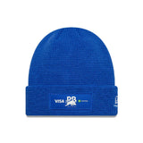 Bonnet Visa RB, équipe, tricot à revers, bleu, 2026