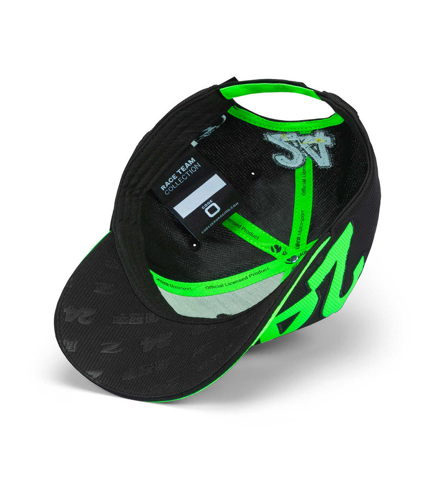 Gorra Kick Sauber, CODE ZERO, Guanyu Zhou, negra
