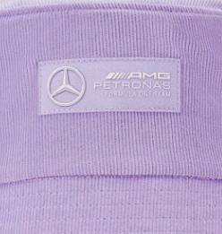 Mercedes Retro Cord Bucket Hat, Lilas