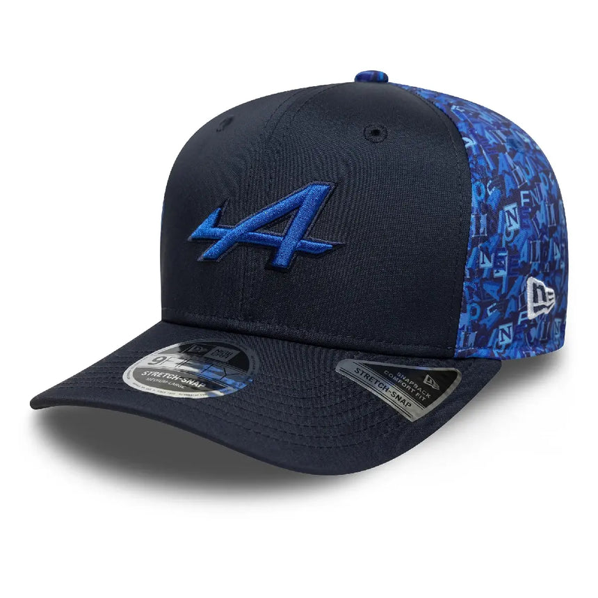 Casquette Alpine, AOP, 9FIFTY, New Era, bleue