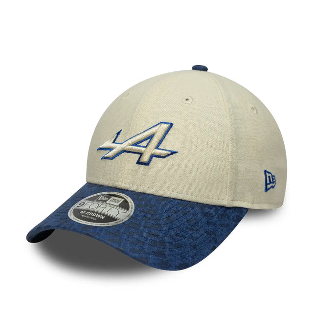 Casquette Alpine, héritage, 9FORTY, New Era, blanche